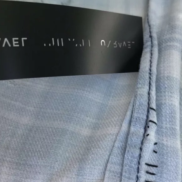 Unravel Destroyed Plaid Distressed Long Shirt Sz S - Picture 6 of 6